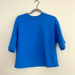 Monrow Royal Blue 90's Classic Sweatshirt Tee size Small